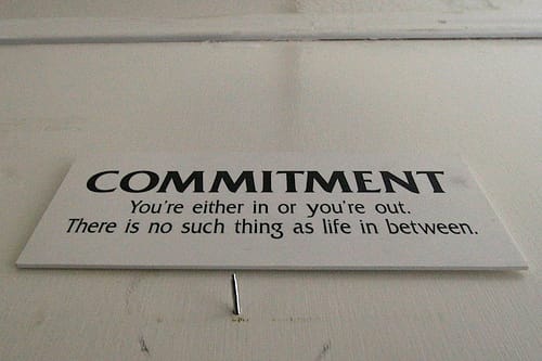 i am committed to you