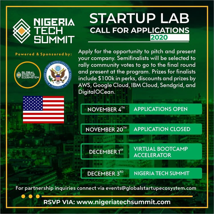 2nd Annual Nigeria Tech Summit Sponsored by the US Embassy of Nigeria Will Feature 100 Global Speakers and Partners 1 Annual Nigeria Tech Summit